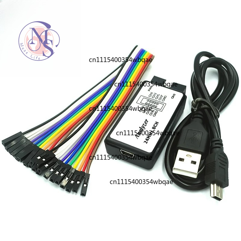 Logic Analyzer Usb - محلل منطقي USB بـ 8 قنوات،