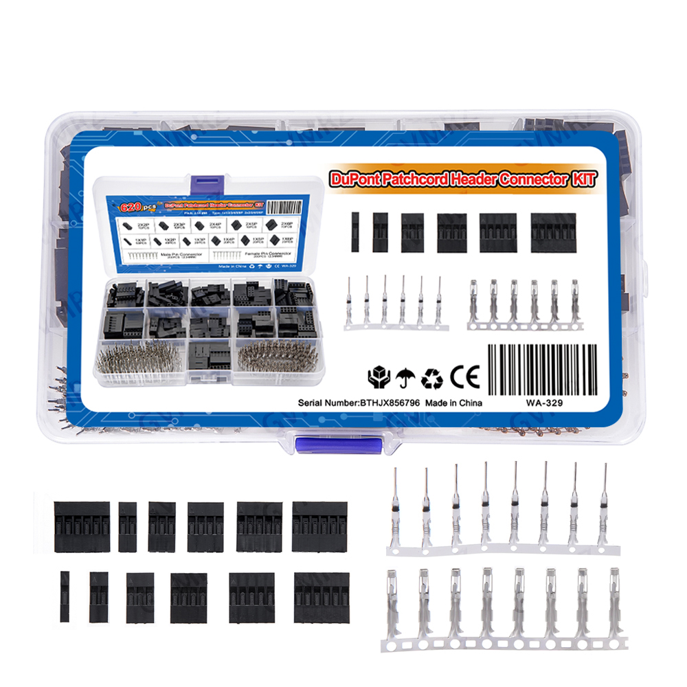 مجموعة موصلات DuPont تتكون من  - مراجعة Diy Electronics Project Kit وسعره
