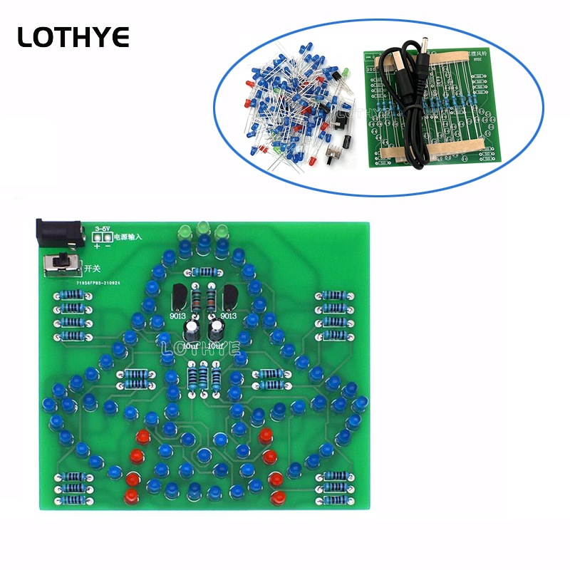 تيار مستمر 3-5 فولت مصباح ليد  - مراجعة Diy Electronics Project Kit وسعره
