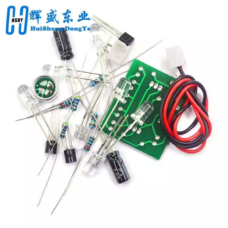 3 فولت-5.5 فولت صوت مصباح التح - مراجعة Diy Audio Electronics Kit وسعره