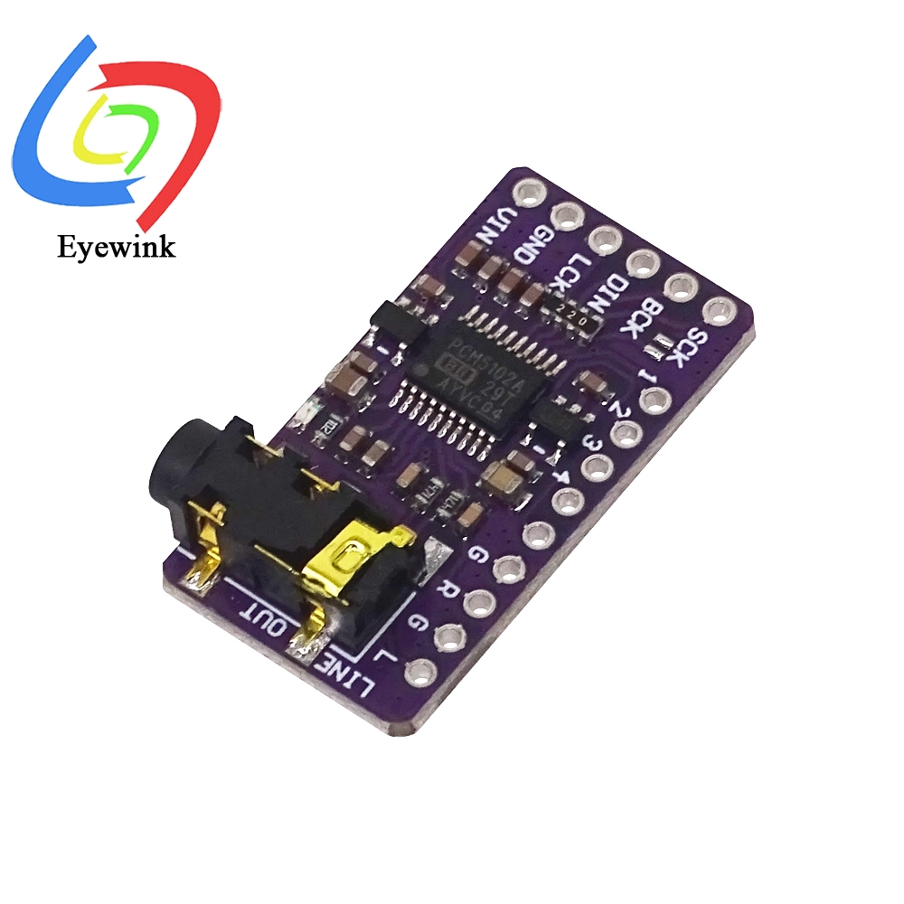 واجهة I2S PCM5102A وحدة الصوت  - مراجعة Diy Audio Electronics Kit وسعره