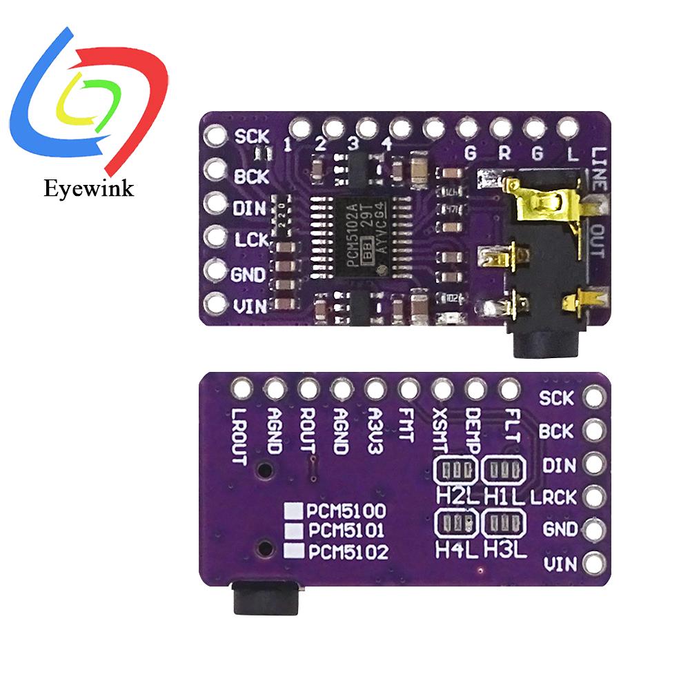 واجهة I2S PCM5102A وحدة الصوت  - مراجعة Diy Audio Electronics Kit وسعره