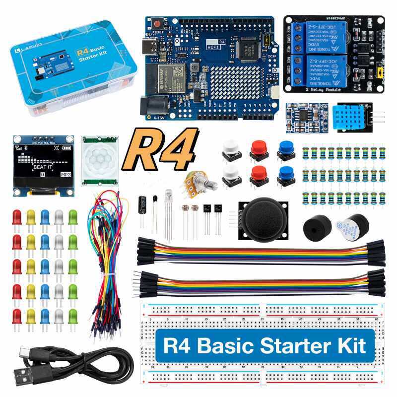 مجموعة أدوات تطوير UNO R4 المت - مراجعة Diy Electronics Project Kit وسعره