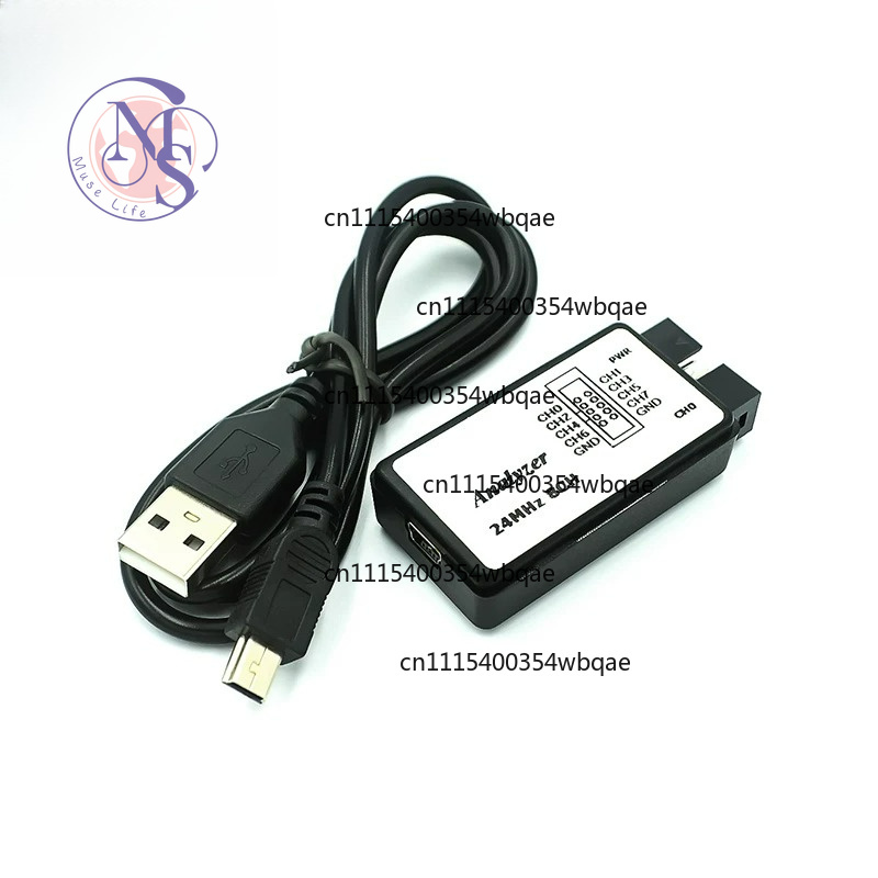 محلل منطقي USB بـ 8 قنوات، بمع - مراجعة Logic Analyzer Usb وسعره