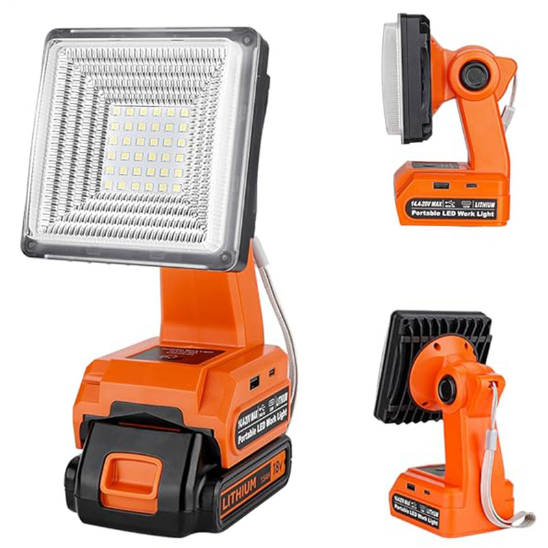 مصباح عمل ليد مصباح لأسود و دي - مراجعة Black+Decker Tool Cordless وسعره