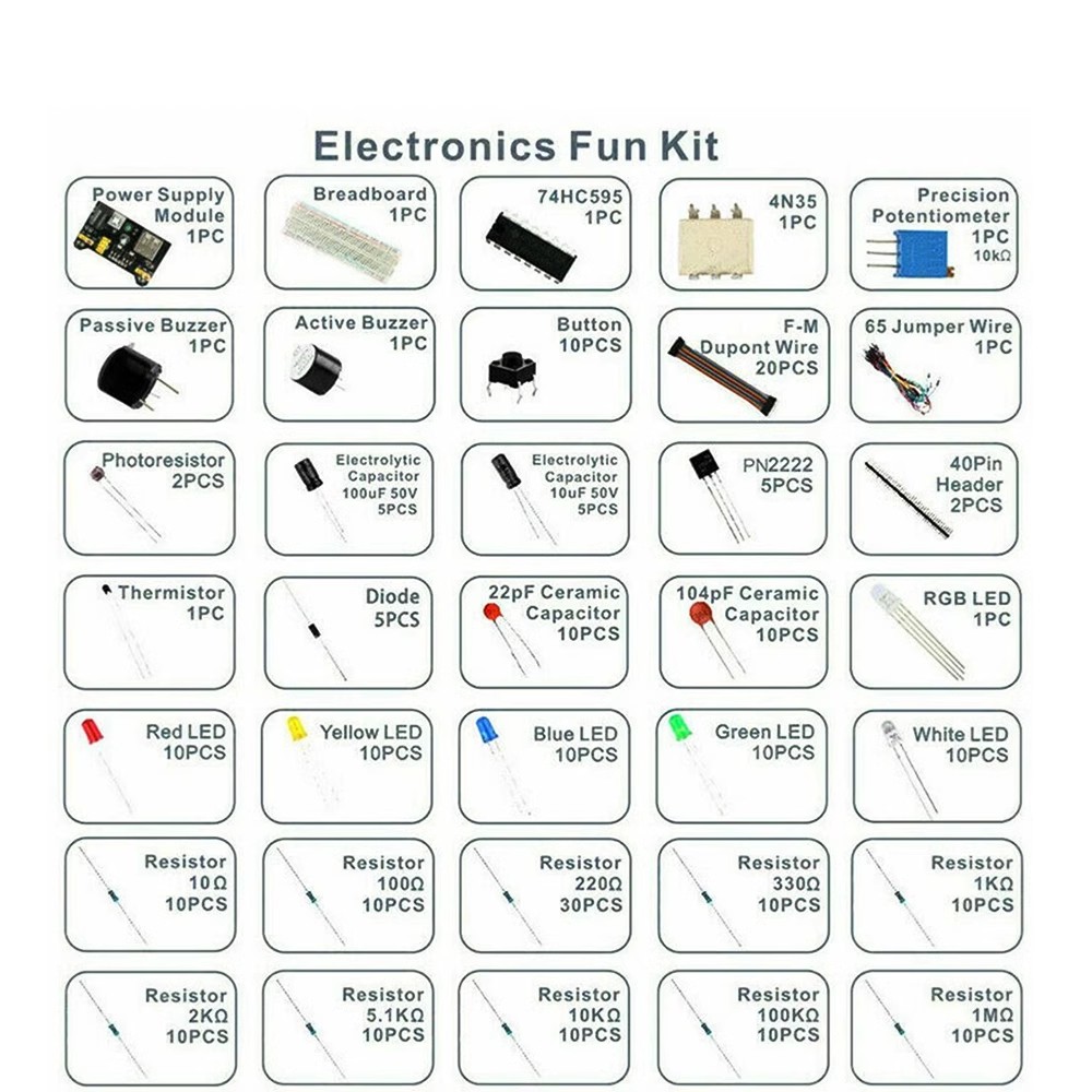 مجموعة أدوات تشغيل المشروع DIY - مراجعة Diy Electronics Project Kit وسعره