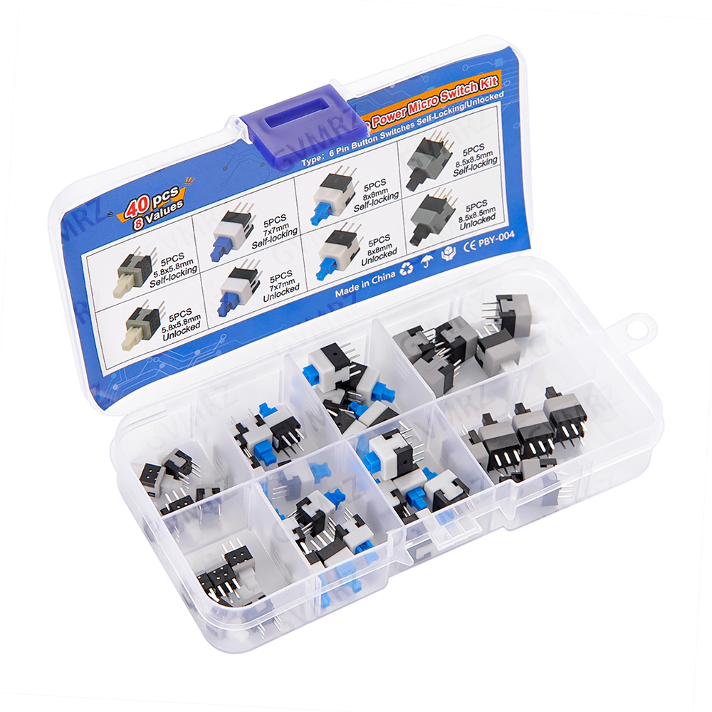 مجموعة مفاتيح صغيرة تعمل بالضغ - مراجعة Diy Electronics Project Kit وسعره